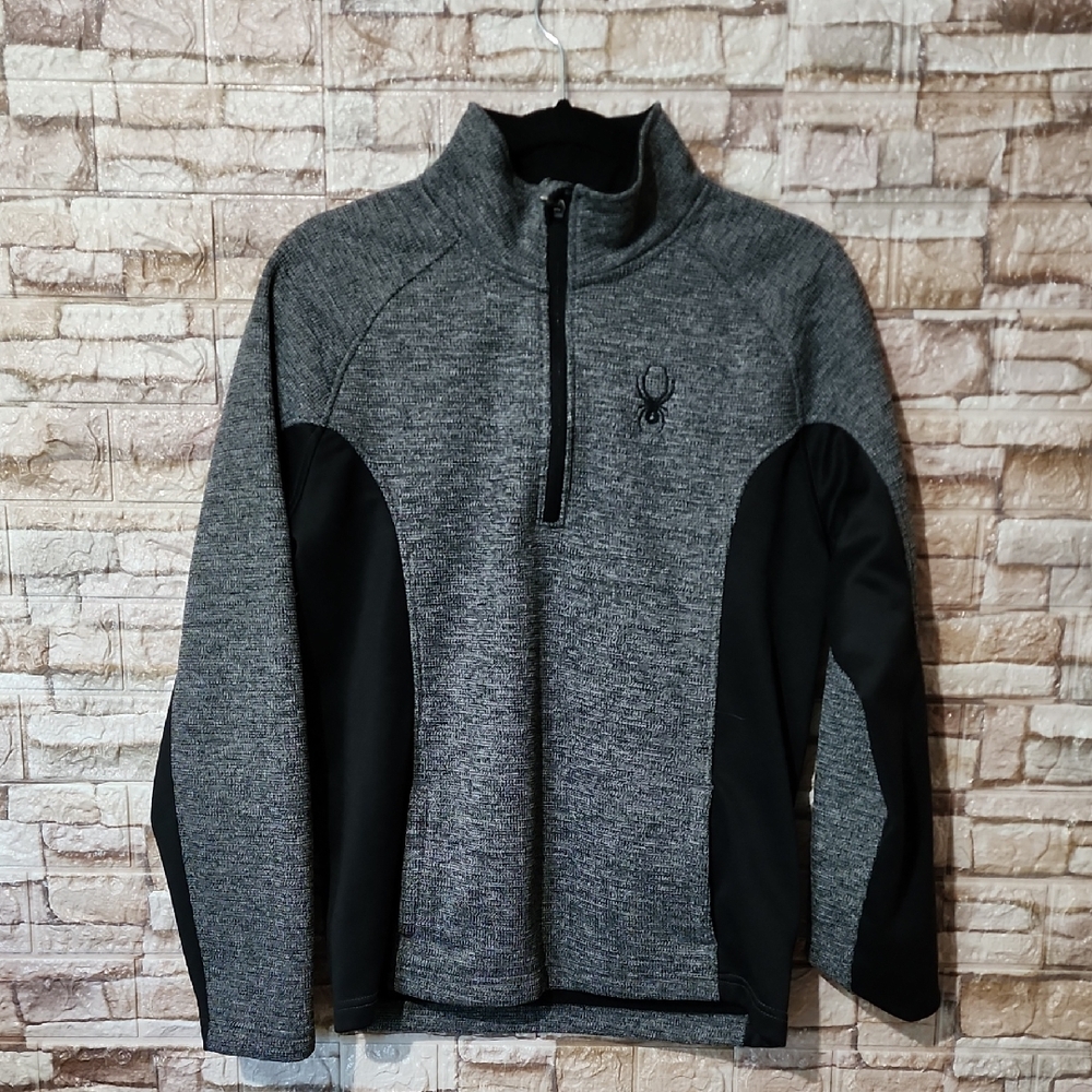 Spyder Gray and Black Sweatshirt